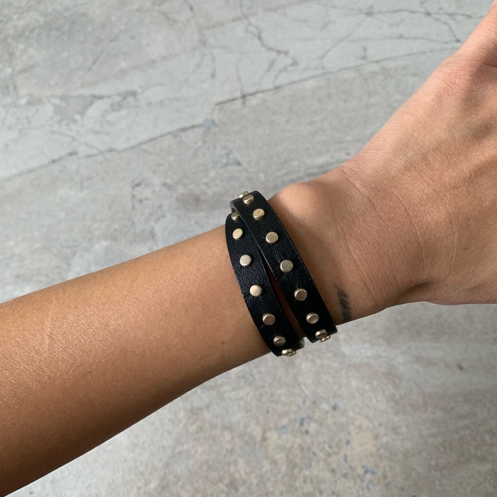J.Crew Leather Wrap Bracelet